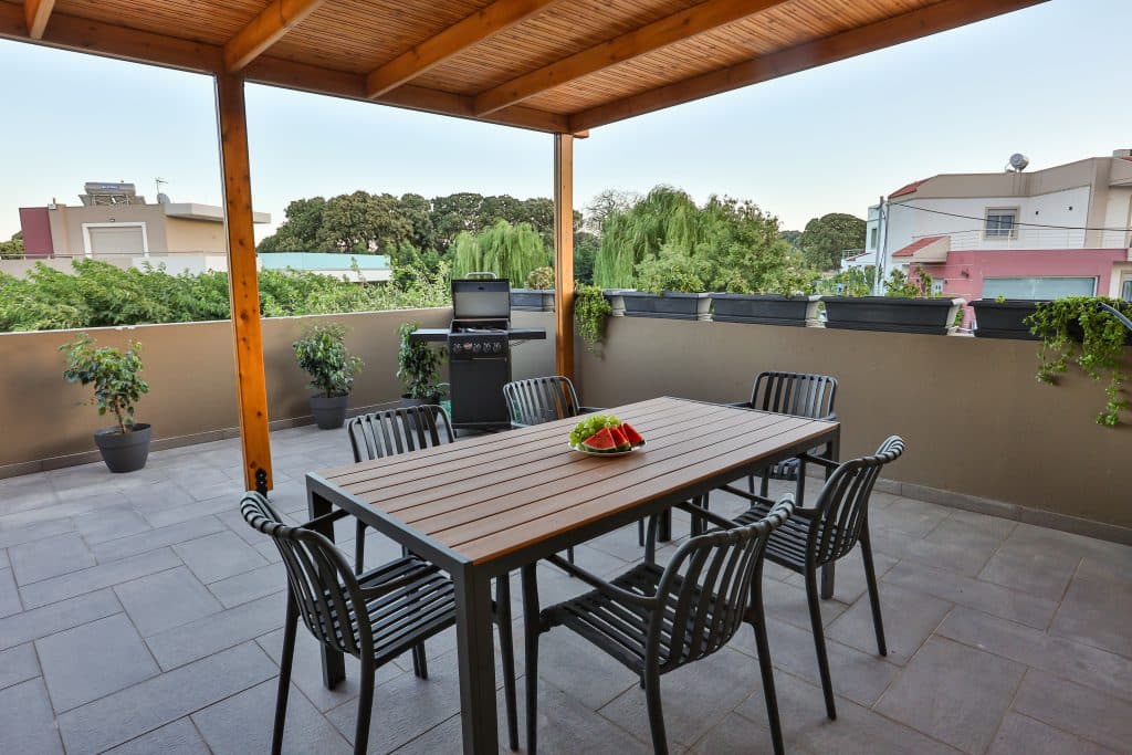 Terrace with Pergola & Barbecue